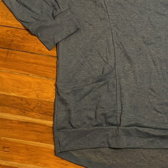 Women’s Steel Blue Sweatshirt with Pockets 3XL - Picture 3 of 4